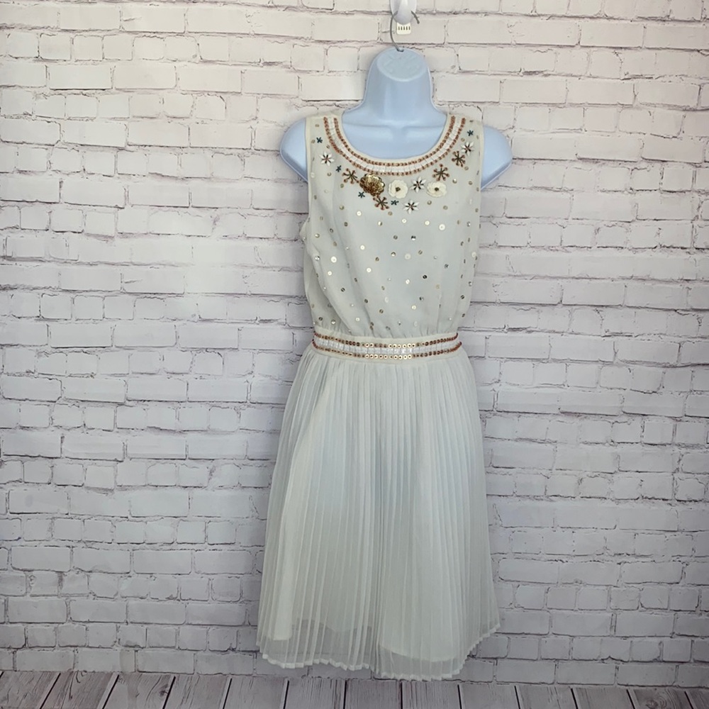 NWT Frock & Frill sheer sleeveless dress